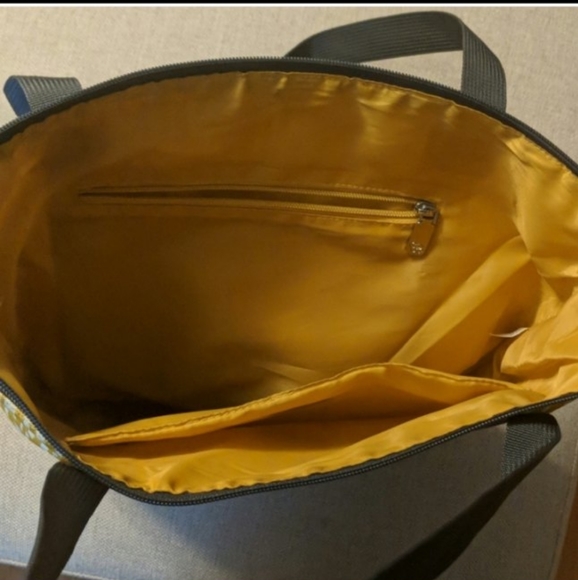 Yellow/gray tote bag - Picture 3 of 4